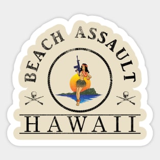 Beach Assault Hawaii Sticker